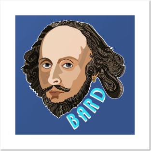 William Shakespeare The Bard Posters and Art